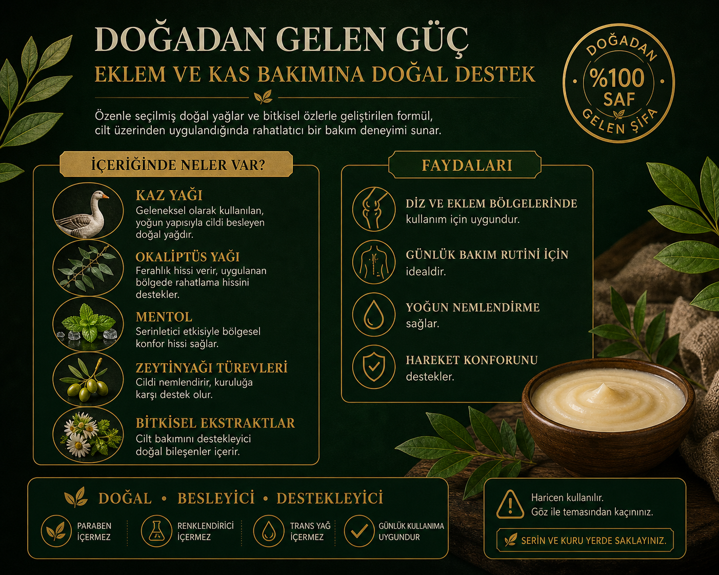 Kaz Yağı Krem